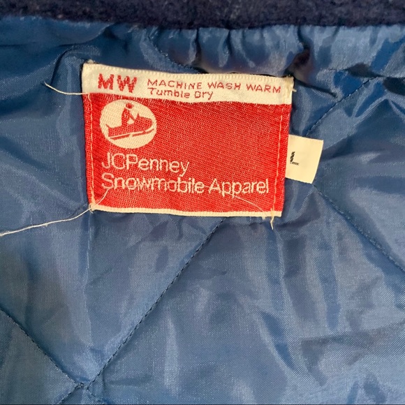 Vtg Snowmobile Apparel JCPenney Nylon Ski Jacket - Picture 4 of 7